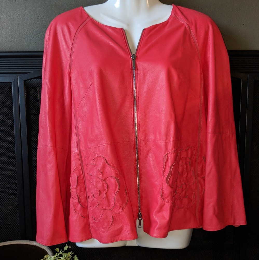 Leather  Lafayette 148 New York leather jacket